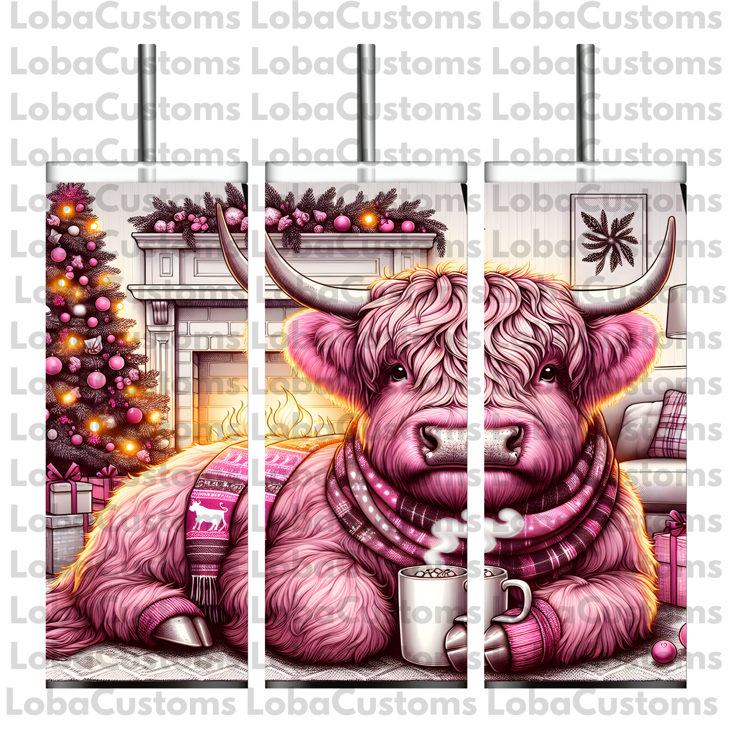 Sublimation Highland Cow