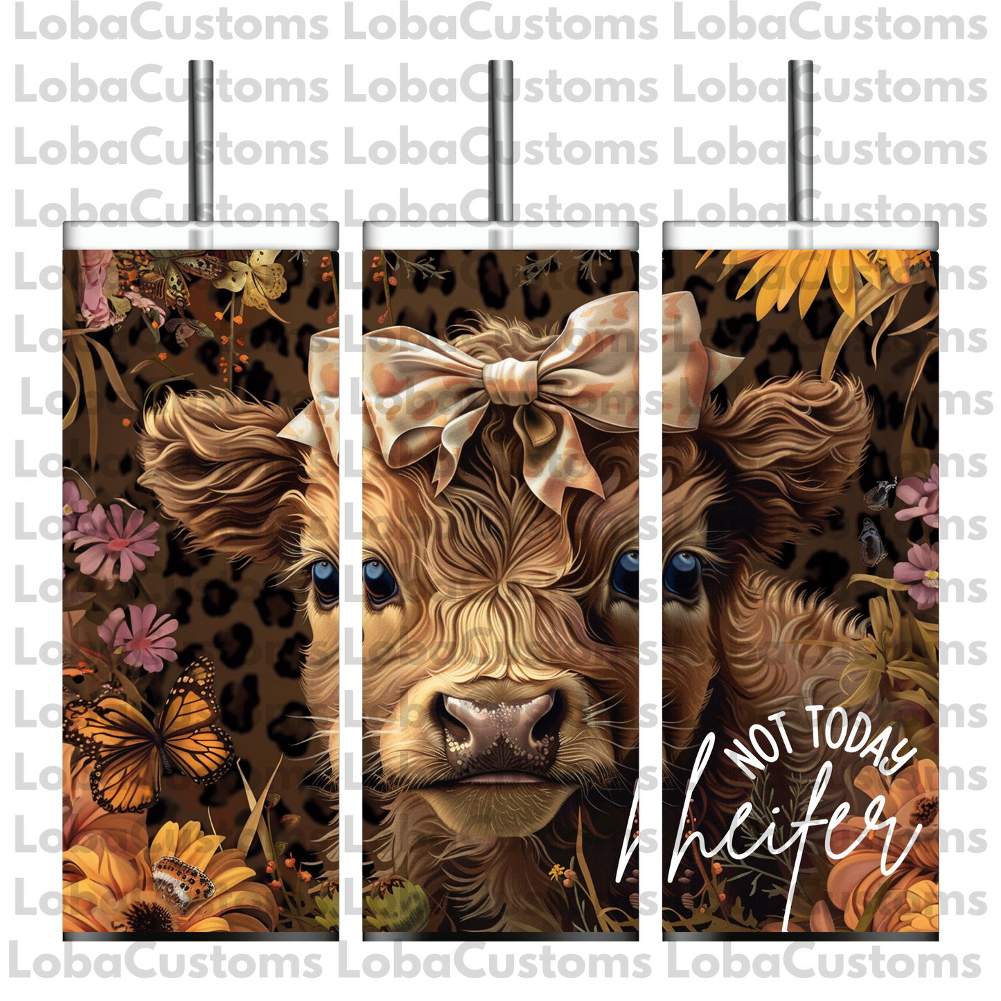 Sublimation Highland Cow