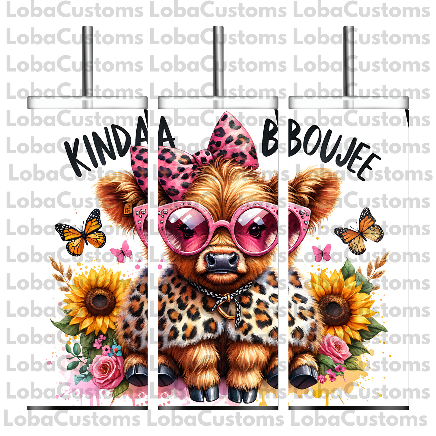 Sublimation Highland Cow