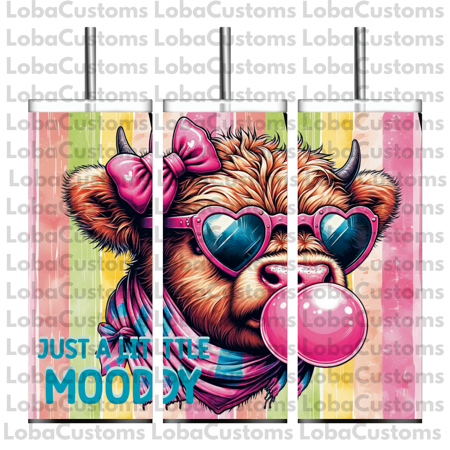 Sublimation Highland Cow