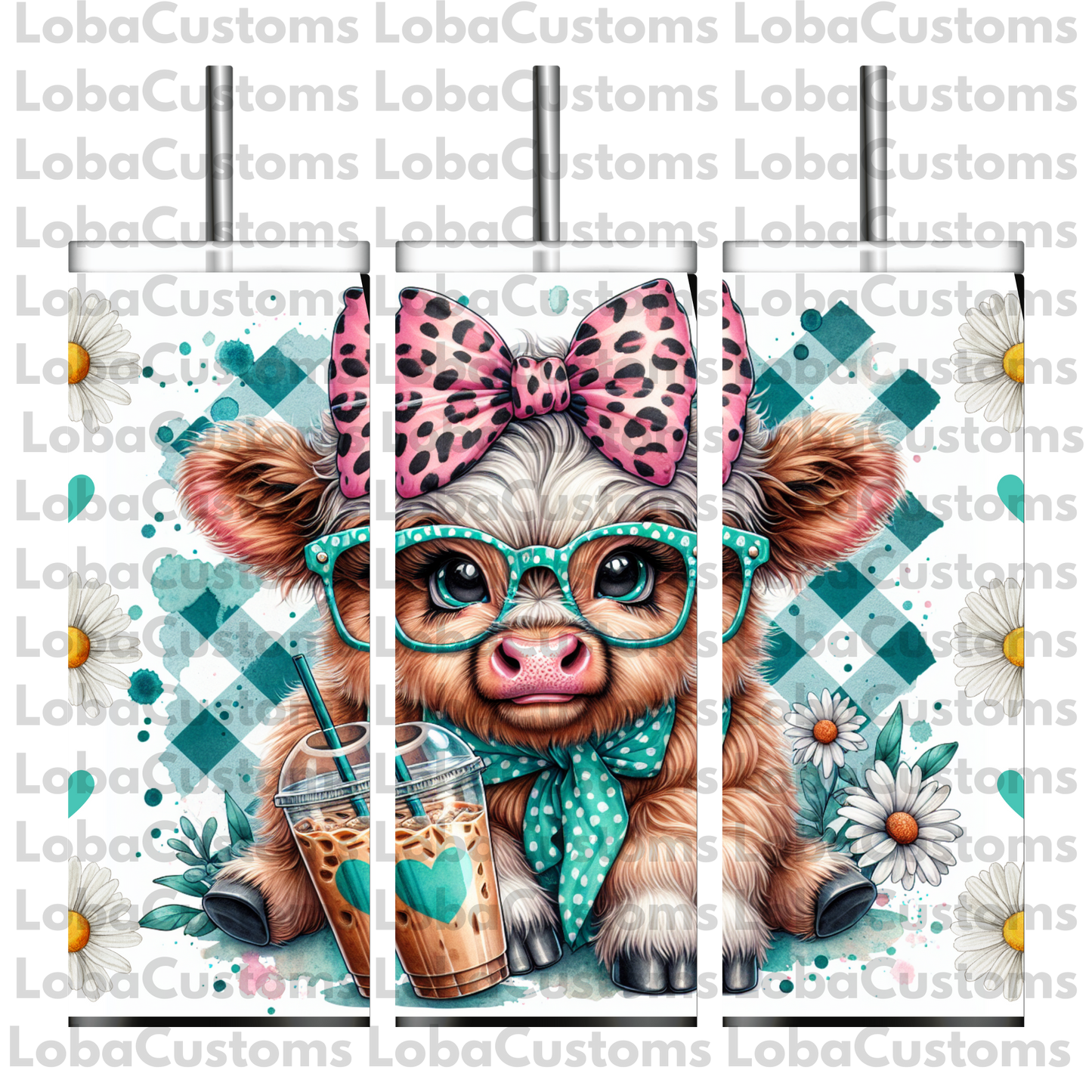 Sublimation Highland Cow