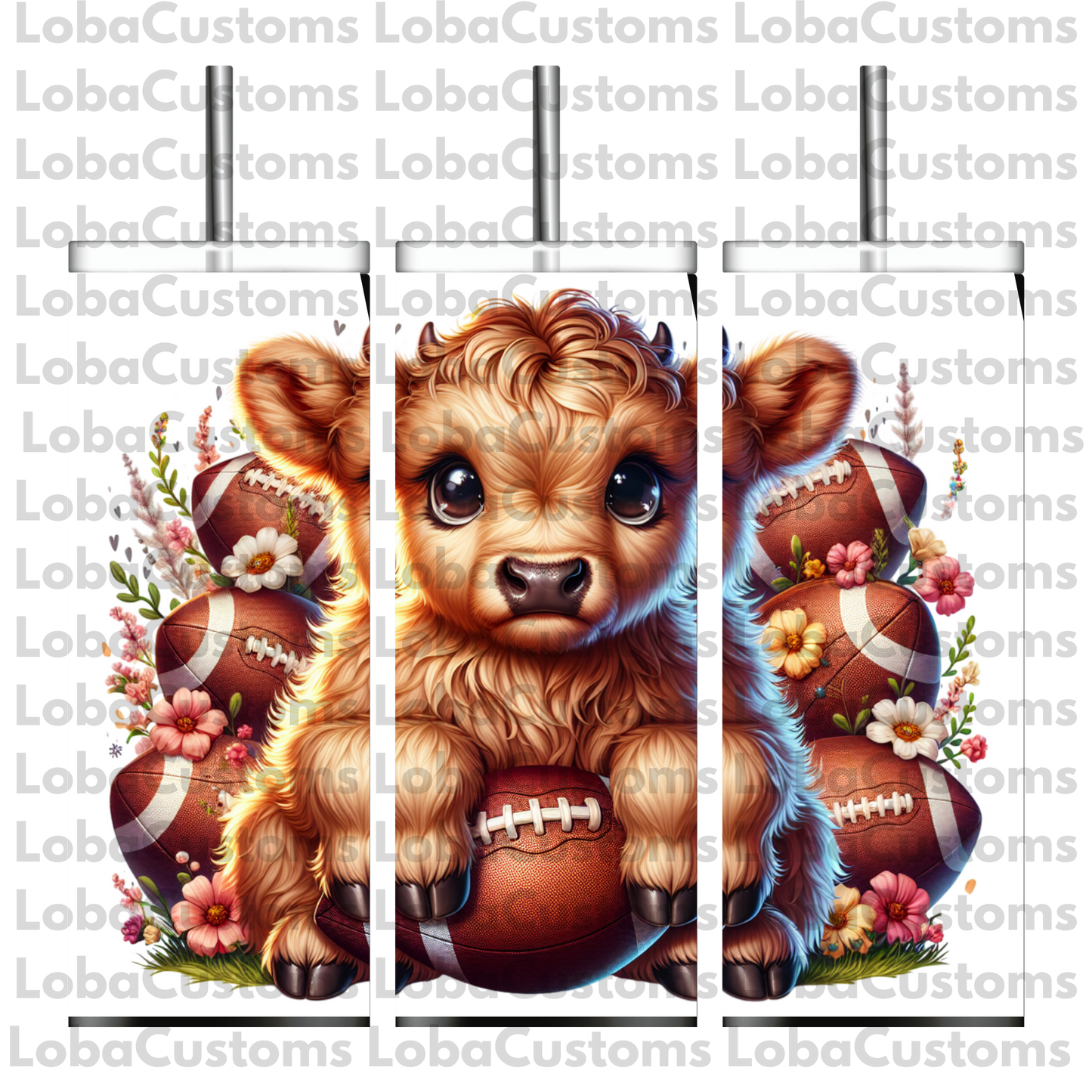 Sublimation Highland Cow