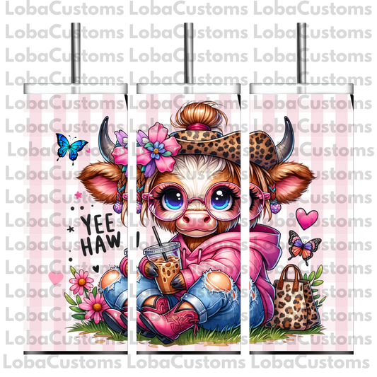 Sublimation Highland Cow