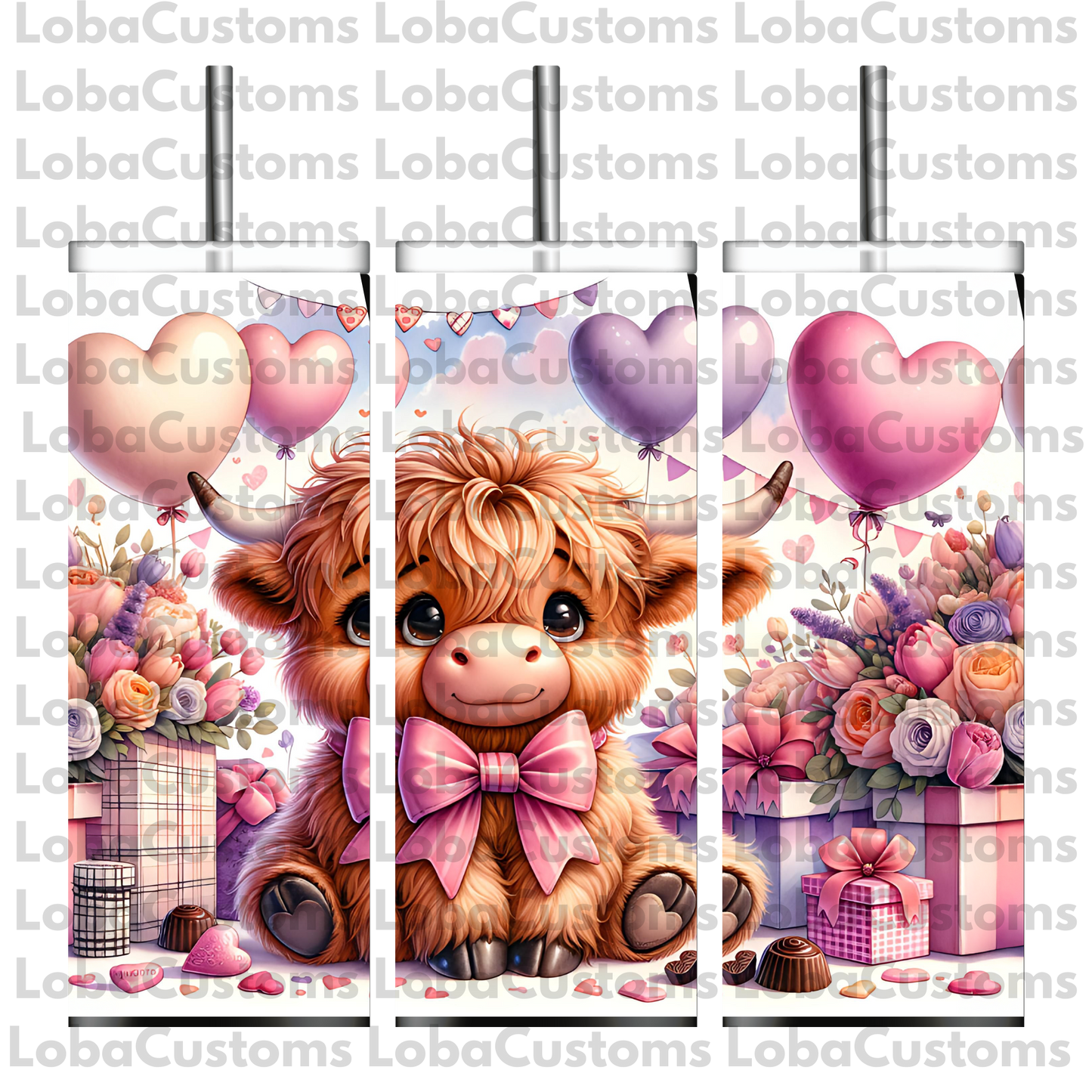 Sublimation Highland Cow