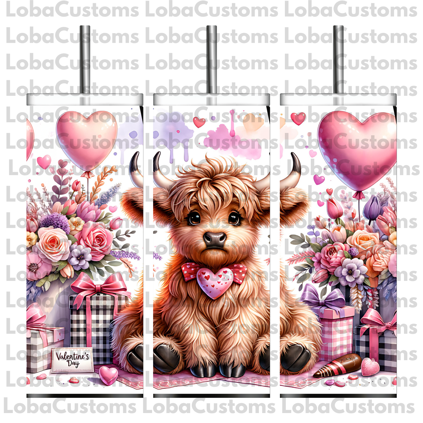 Sublimation Highland Cow