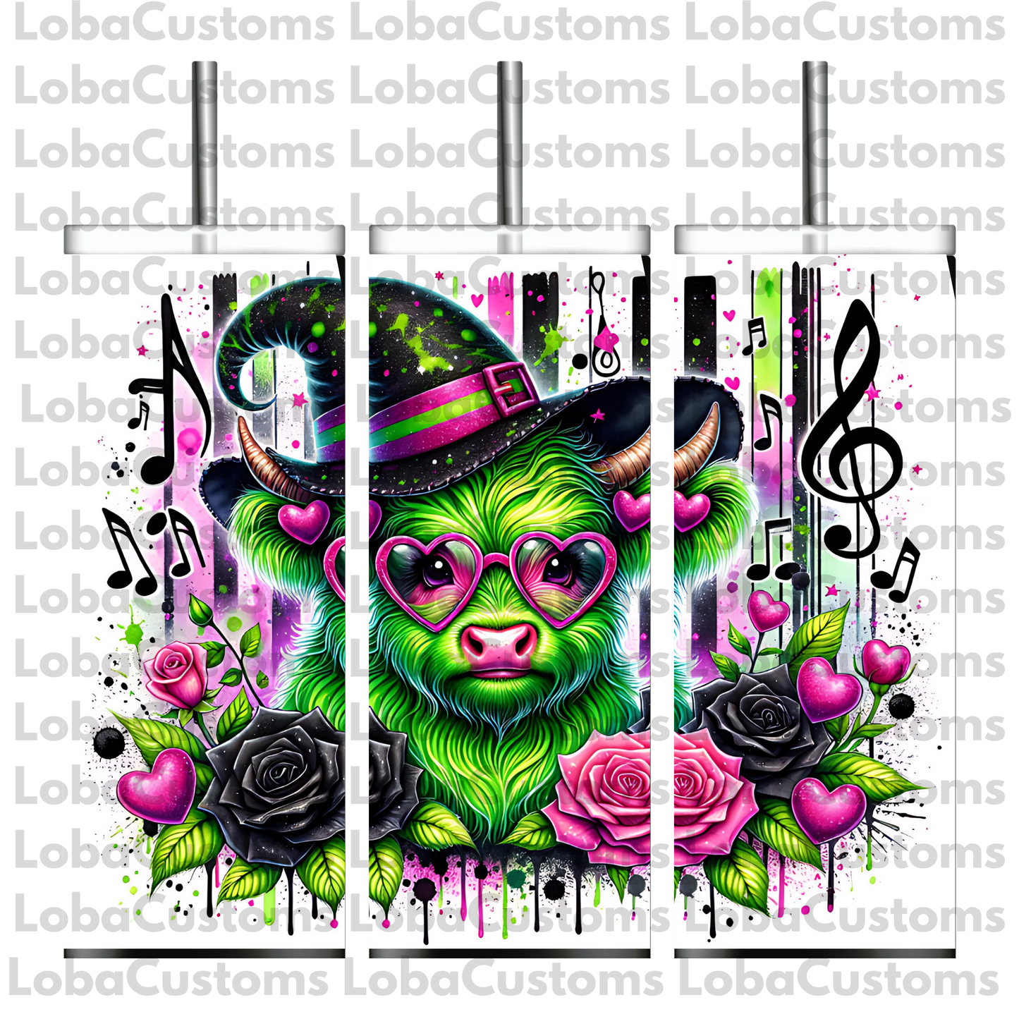 Sublimation Highland Cow