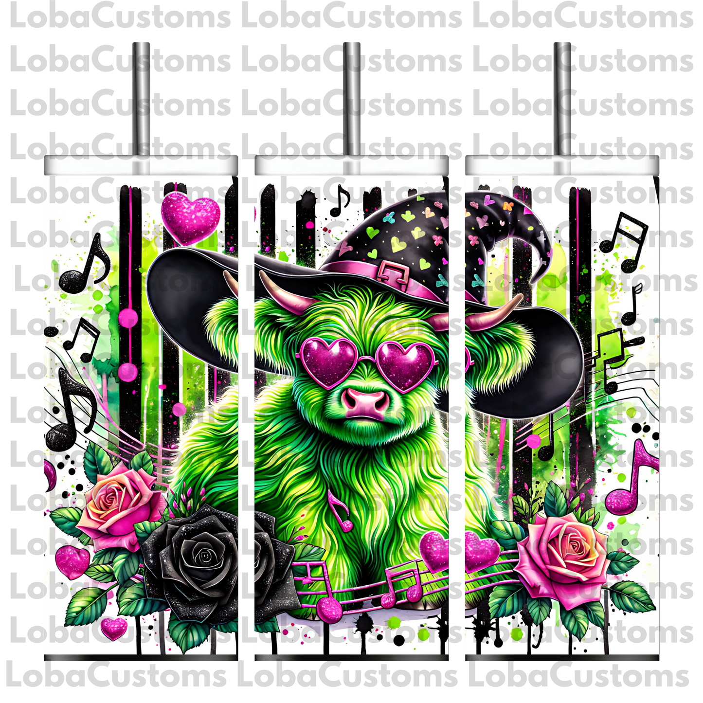 Sublimation Highland Cow