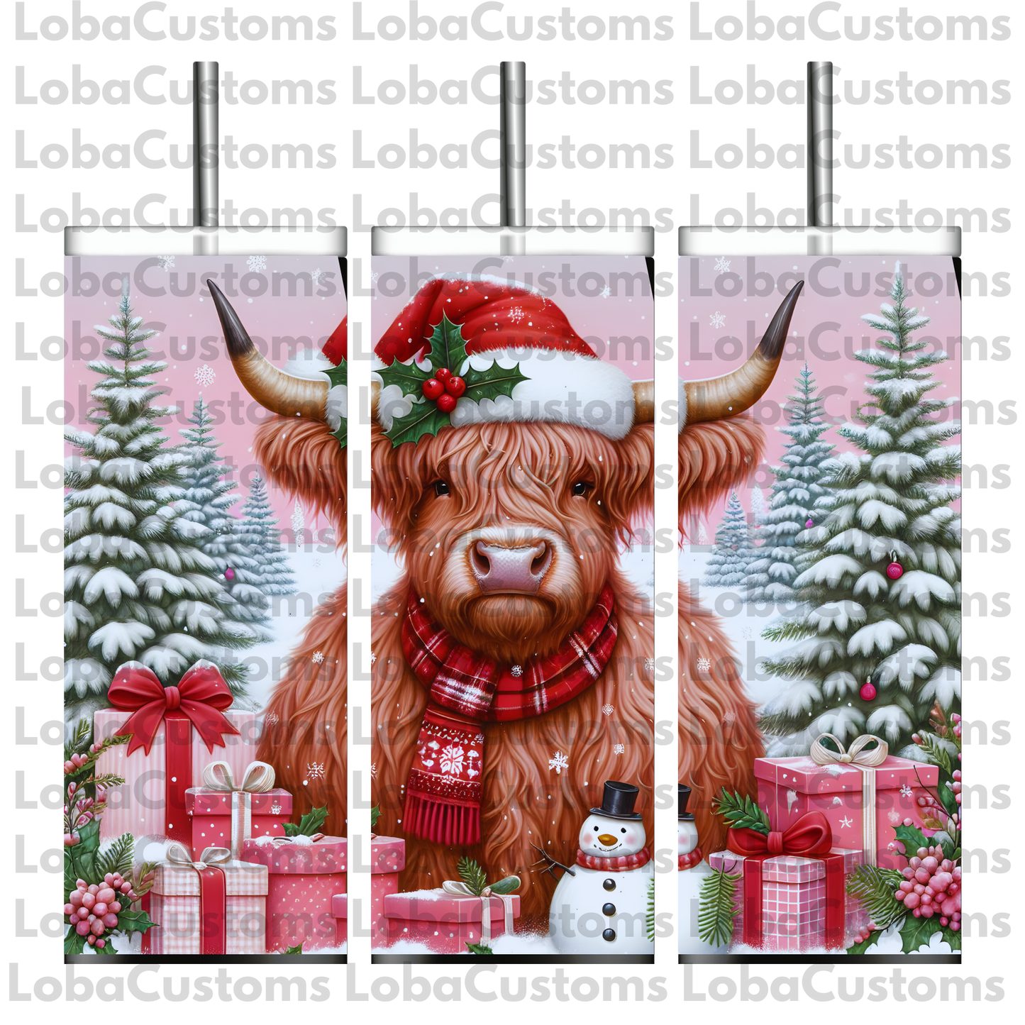 Sublimation Highland Cow