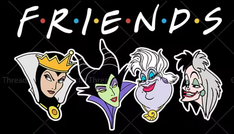 F R I E N D S Iron-On Decal Only