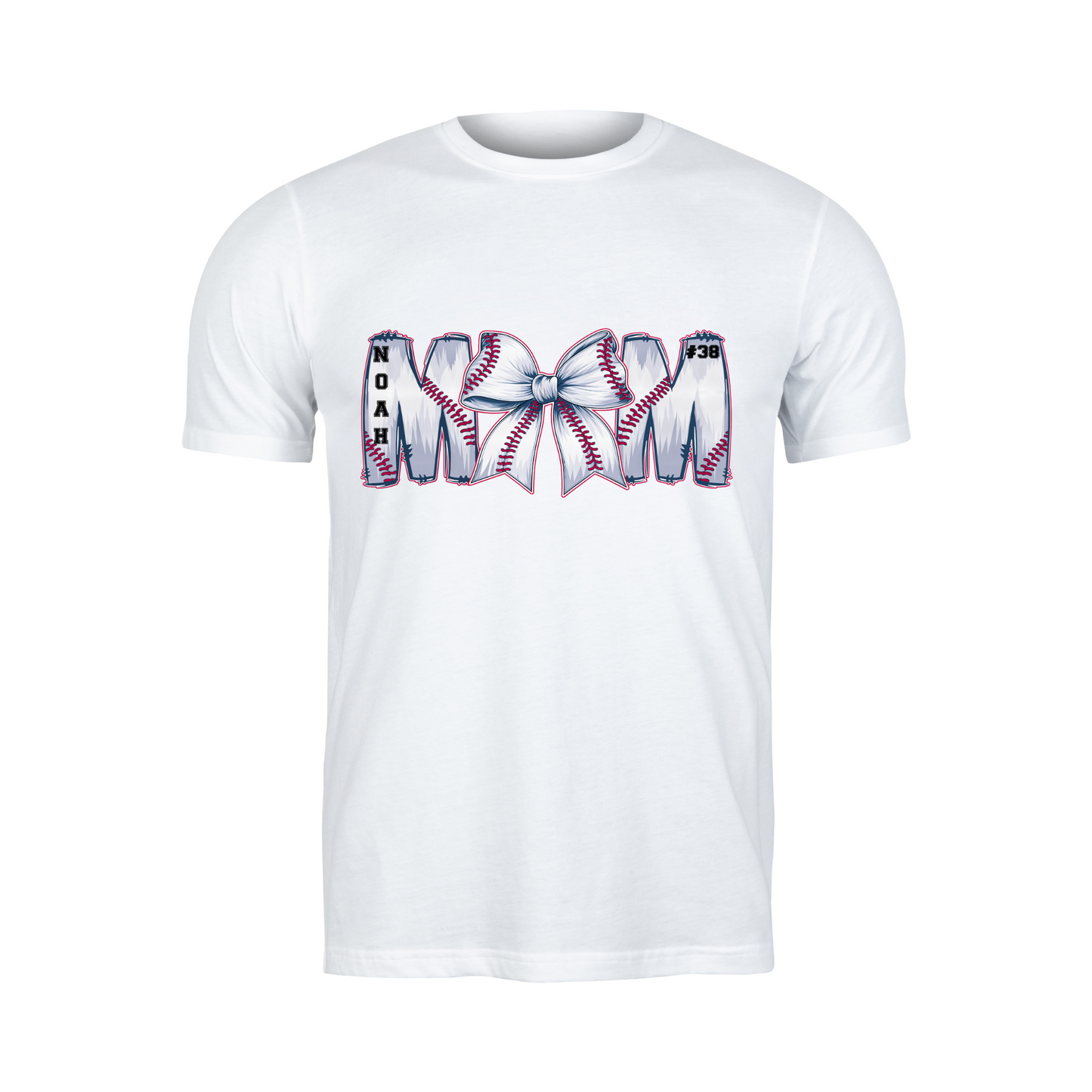 Custom Baseball Mom Iron-On Decal Only