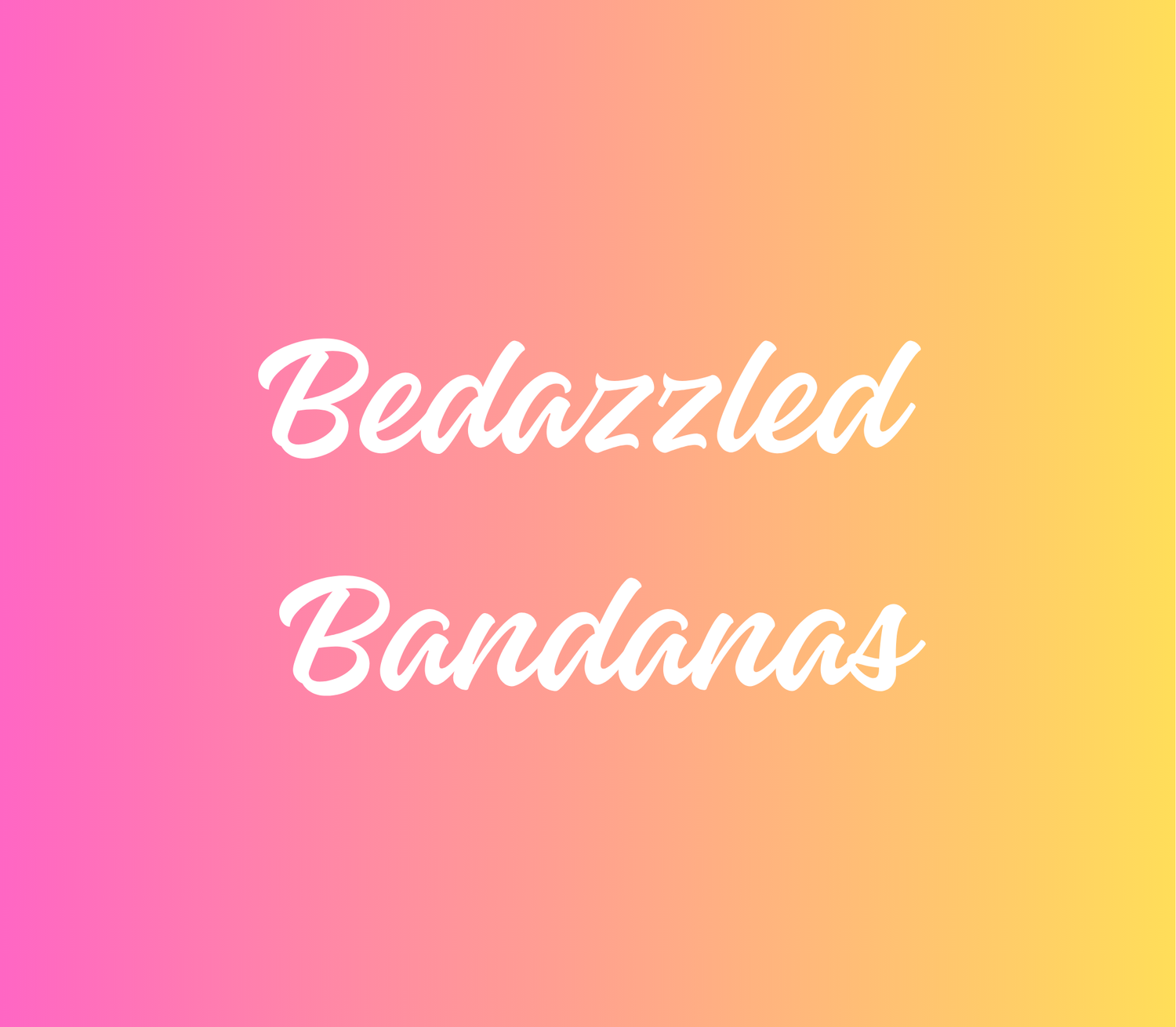 Bedazzled Bandanas