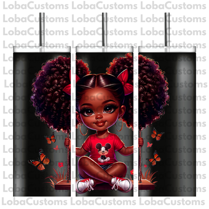 Sublimation Little Girl Swinging