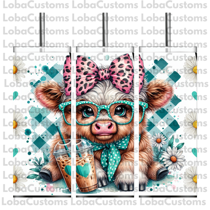 Sublimation Highland Cow