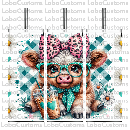 Sublimation Highland Cow