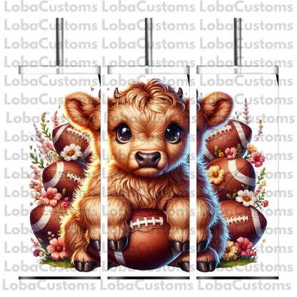 Sublimation Highland Cow