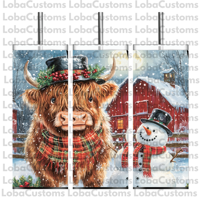 Sublimation Highland Cow