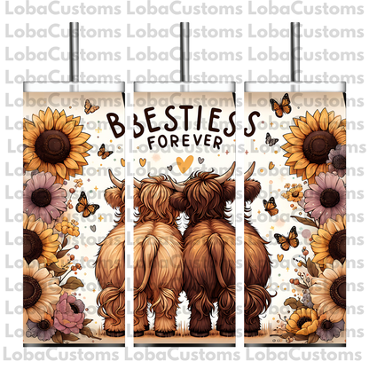 Sublimation Highland Cow