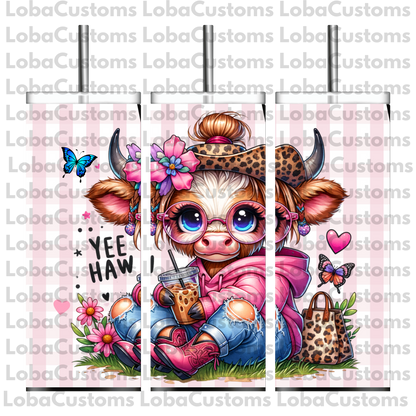 Sublimation Highland Cow
