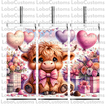 Sublimation Highland Cow
