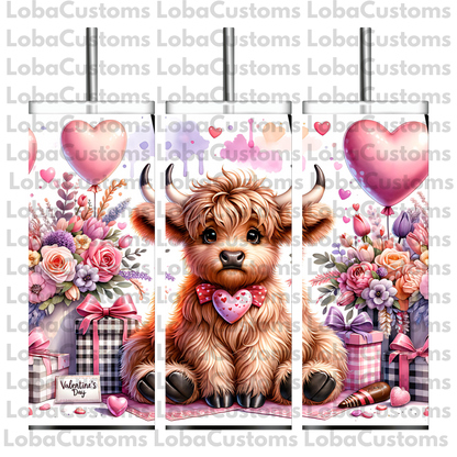 Sublimation Highland Cow