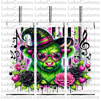 Sublimation Highland Cow