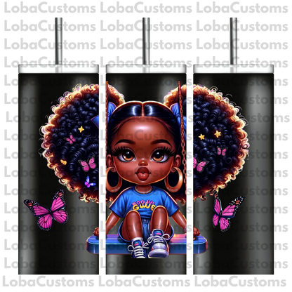 Sublimation Little Girl Swinging