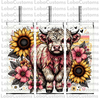 Sublimation Highland Cow