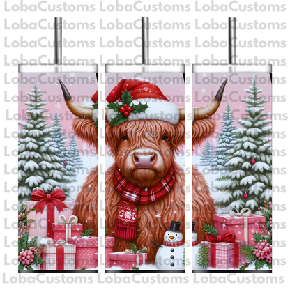 Sublimation Highland Cow