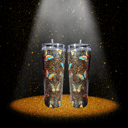 16oz CUSTOM Acrylic Snow-Globe Tumbler